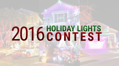 2016 Holiday Lights Contest winners