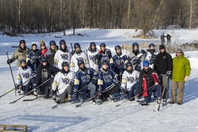 West Ranch hockey braves cold and tourney