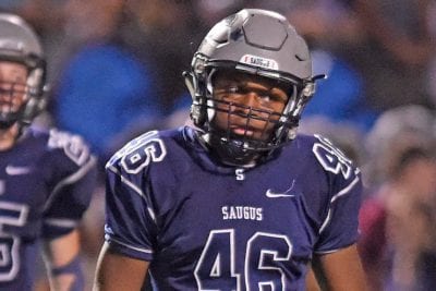 Saugus defensive end to play football overseas