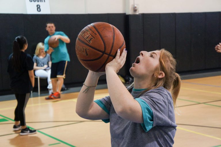 Special needs athletes put freethrow skills to the test