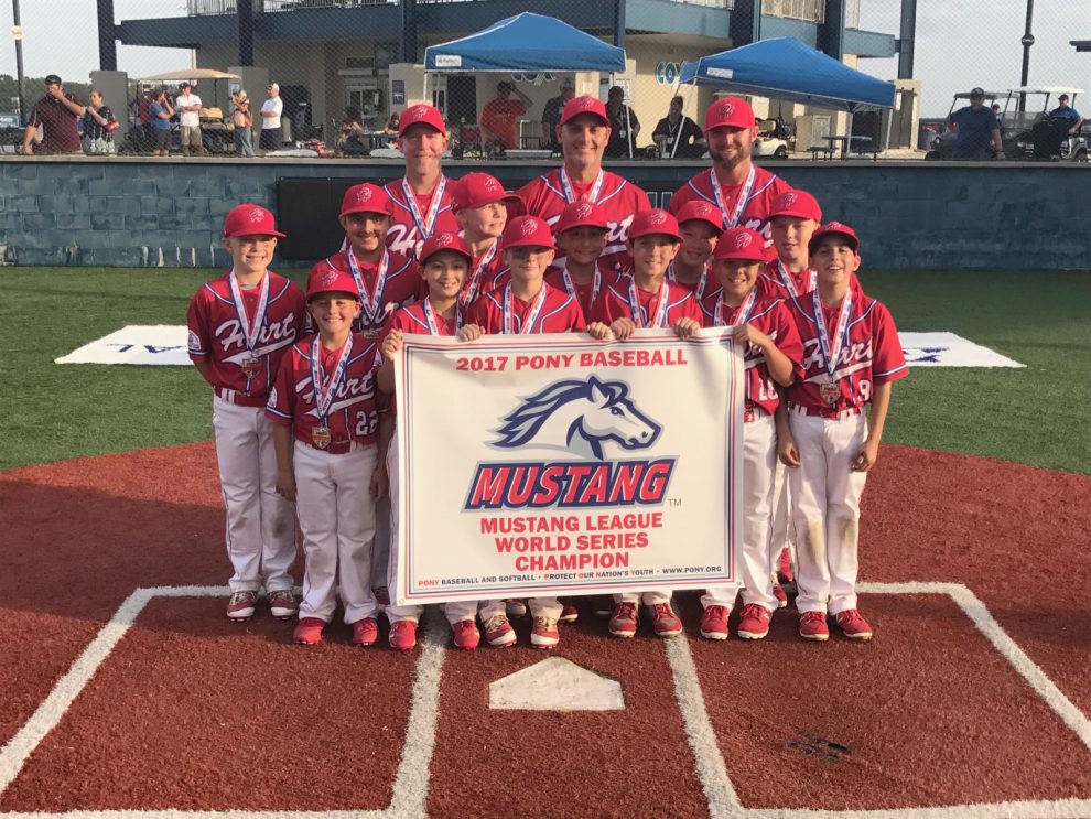 Hart 10U baseball team wins Mustang World Series
