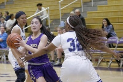 Senior girls battle it out in annual SCV Hoops Finale