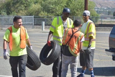 Tires, mattresses collected for free recycling at Via Princessa Station