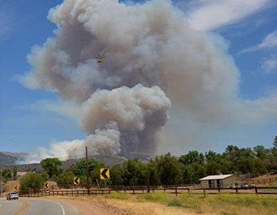 Air quality worsens as temperatures rise and fires appear