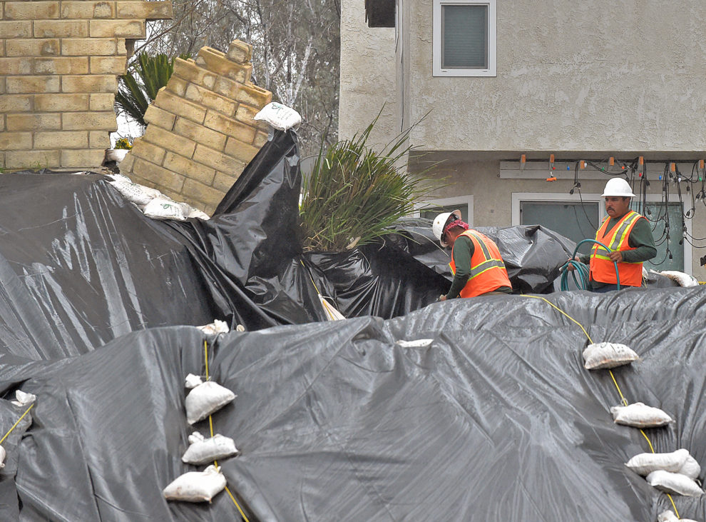HOA’s insurance ‘does not cover earth movement, mudslides’