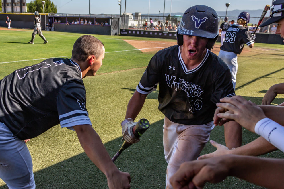 Valencia baseball clinches sole possession of Foothill League title