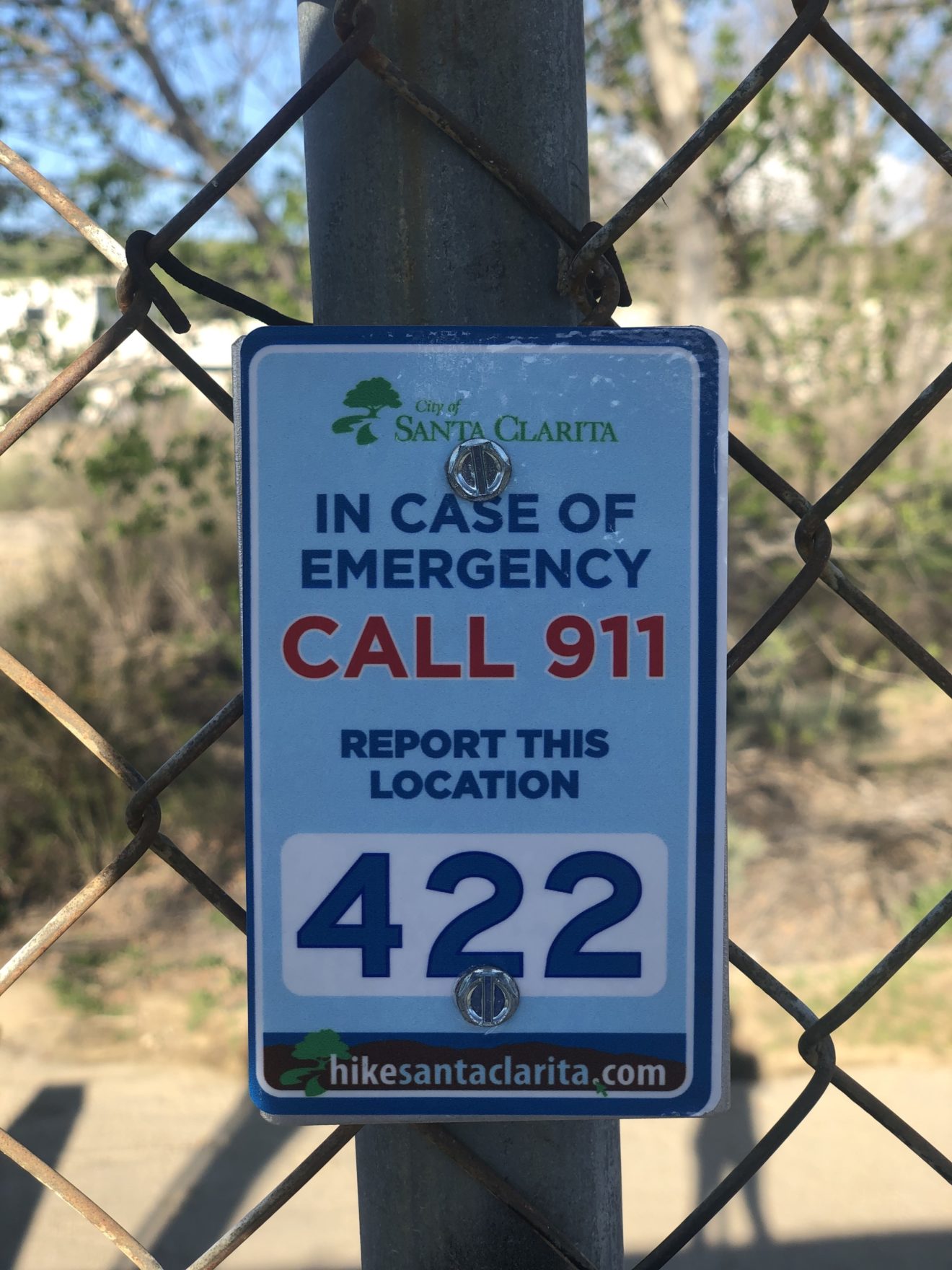 New locator signs help trail users share location with emergency responders
