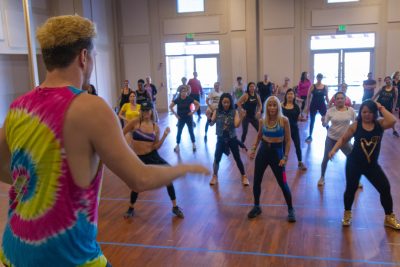 SCV residents dance for desks