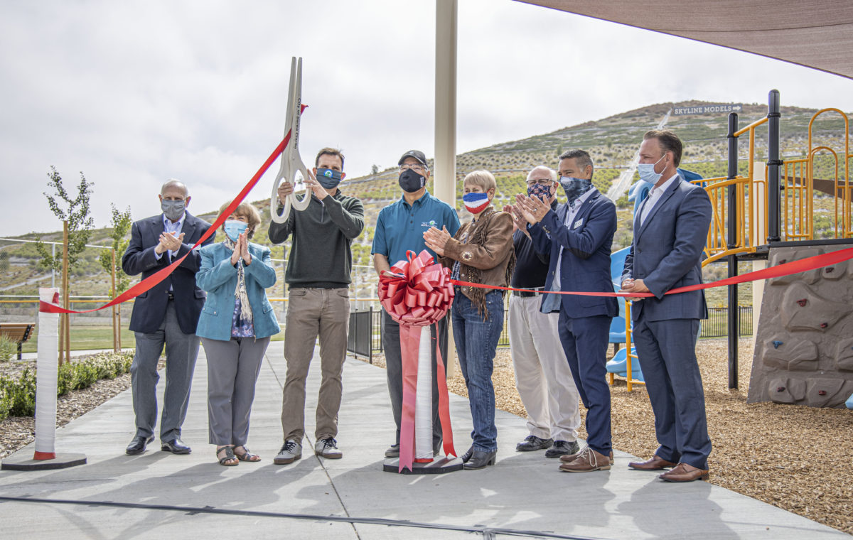 Plum Canyon City celebrates opening of its 35th park