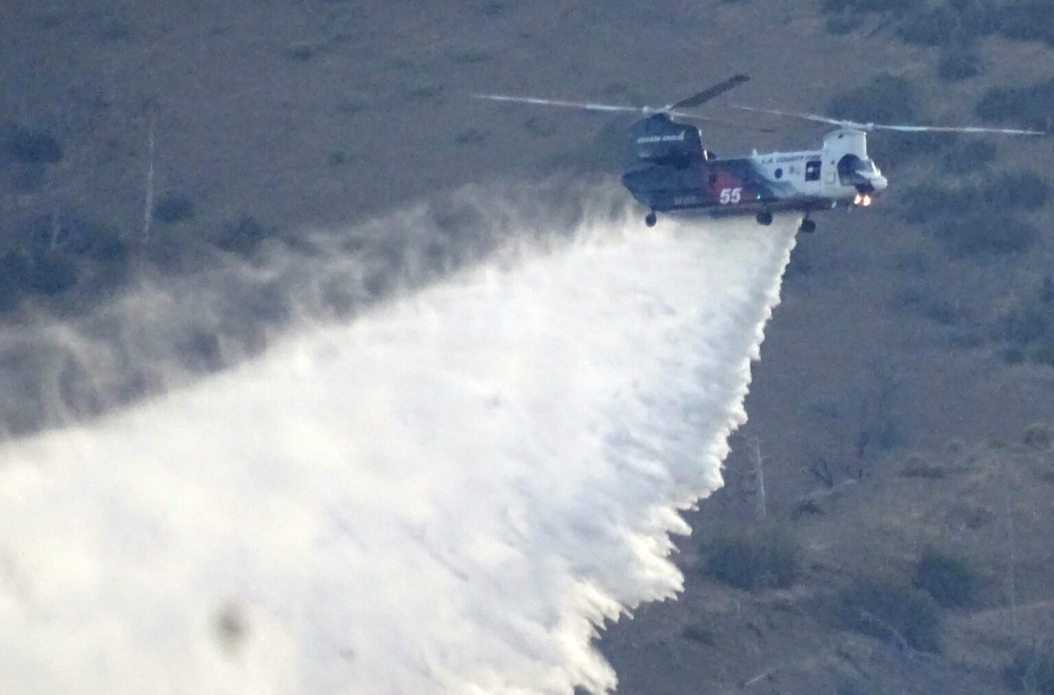 Fires ignite in Gorman