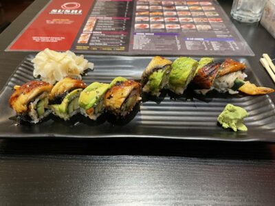 The dragon roll at O Sushi in Santa Clarita.