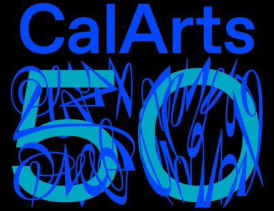 The logo for the CalArts 50th Anniversary.