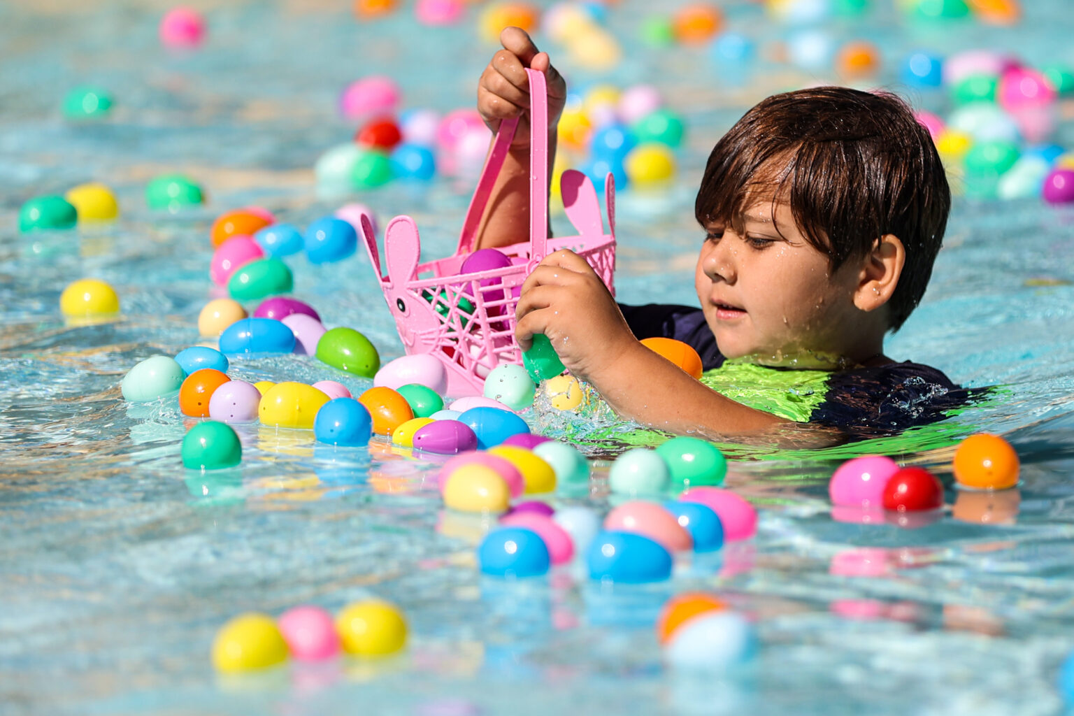 The splash and dash for Easter eggs