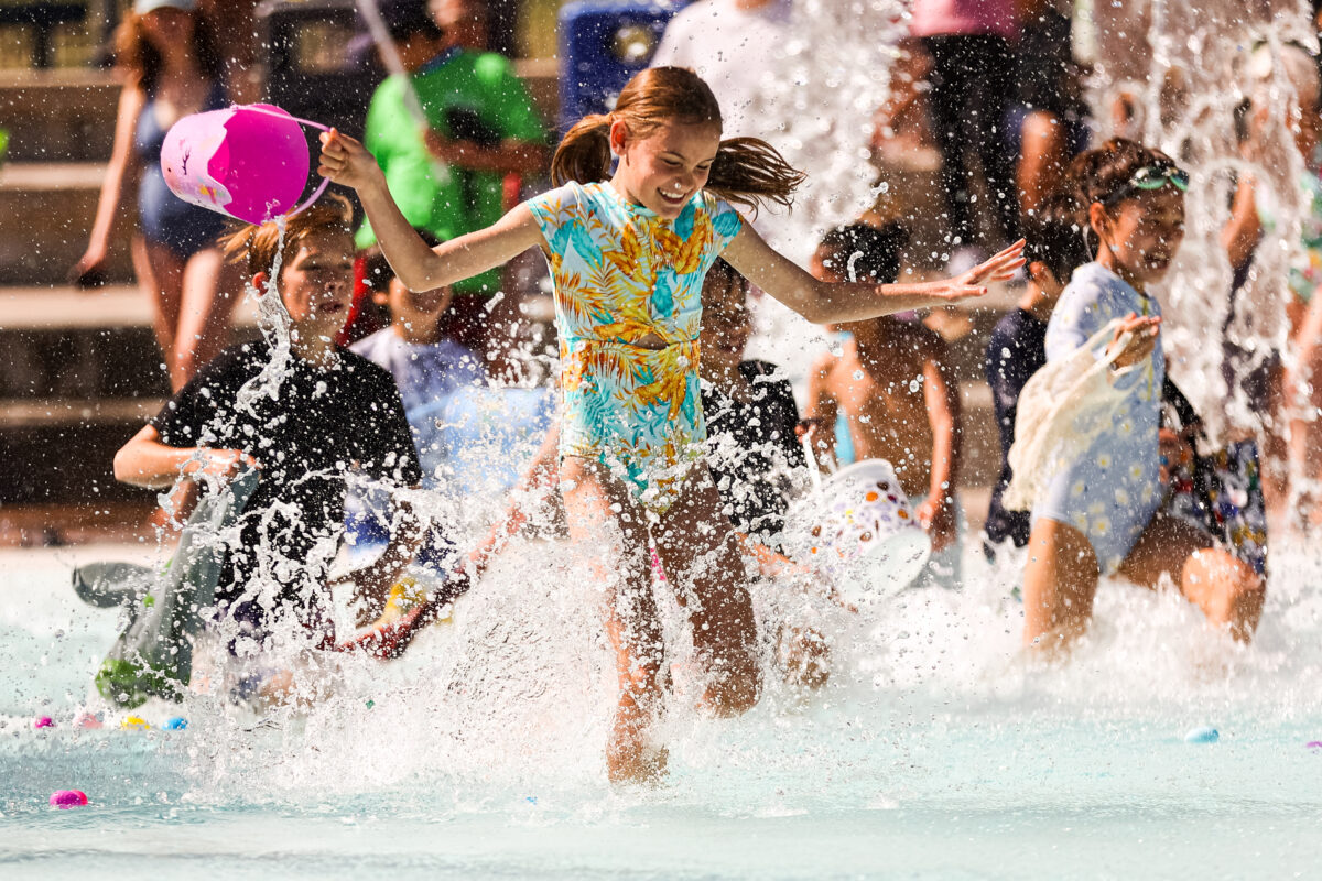 The splash and dash for Easter eggs