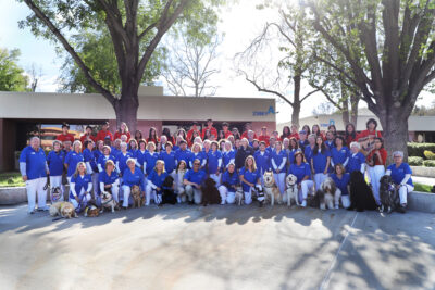 Henry Mayo Newhall Hospital's volunteers are a growing group of 200 that includes adults, teenagers and service dogs. Courtesy photo.