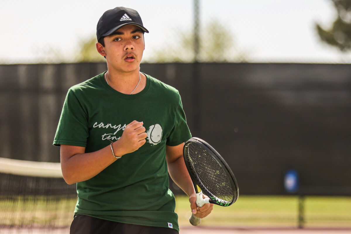 Saugus tennis beats Canyon in season finale