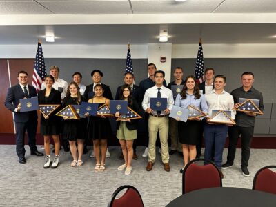 Rep. Mike Garcia, R-Santa Clarita, hosted a reception to congratulate the U.S. military service academy appointees from California’s 27th District. Courtesy photo.