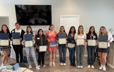 The Santa Clarita Division of California Retired Teachers Association held its annual Scholarship Luncheon on June 6, honoring 11 local graduating seniors with college scholarships. Courtesy photo.
