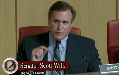 Screenshot from video, senate.ca.gov