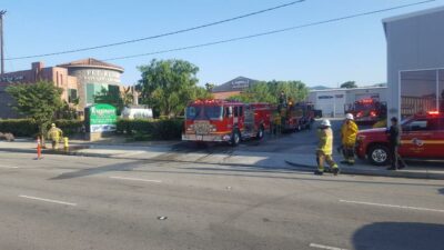 L.A. County firefighters confirmed there were no injuries to any people or pets after an electrical fire was quickly extinguished Wednesday evening. Dan Watson/ The Signal