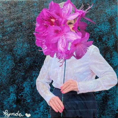 A "selfie" created by Lynda Frautnick.