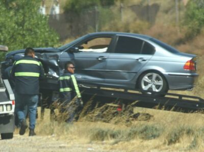 LA County Fire Department officials said no one was injured in a rollover crash Tuesday in Canyon Country. Dan Watson/ The Signal