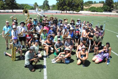 The Saugus High School Marching Centurions, shown here on the last day of their summer 2023 band camp. Courtesy photo.