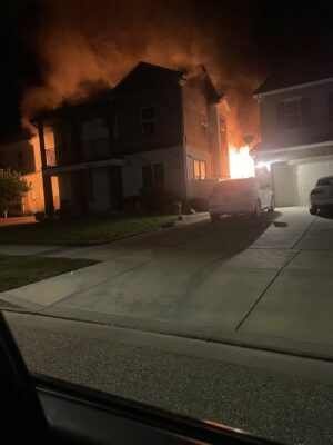 L.A. County Fire Department officials confirmed they were dispatched to 29493 Kristine Court, a cul-de-sac, at 1:54 a.m., a neighborhood about one-third of a mile northeast of Sand Canyon and Thompson Ranch roads.