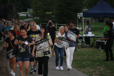 Santa Clarita Central Park hosted the city's Evening of Remembrance on Wednesday. Perry Smith/ The Signal