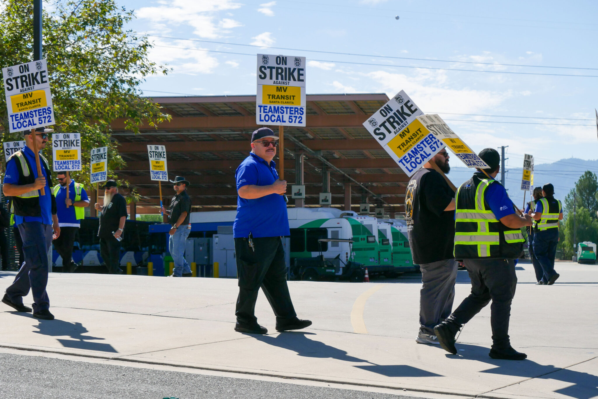 City confirms bus drivers on strike