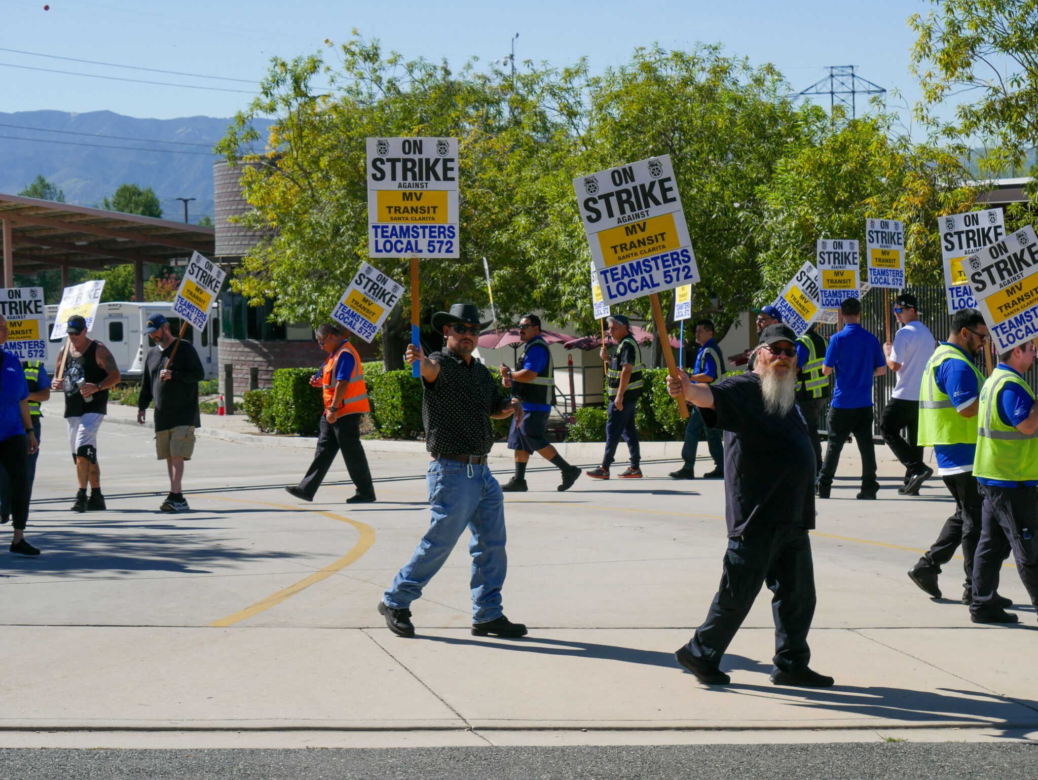 City confirms bus drivers on strike