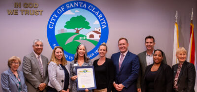 Child & Family Center recently received a proclamation from the Santa Clarita City Council in recognition of the nonprofit’s work to help those affected by domestic abuse. Courtesy photo.