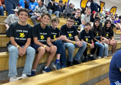 Two Lego robotics teams from the Castaic Union School District, the Live Oak Spot Bots and Live Oak Leopard Bots, showcased their ingenuity and skills at the Valencia Qualifying competition, according to a news release from the district. Courtesy photo.