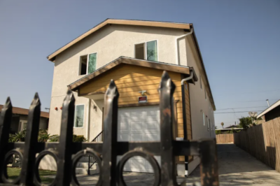One of several properties managed by Norris Jones and Dejon Dixon, co-founders of Housing 1BY1, in Los Angeles on Sept. 28. Adriana Heldiz/CalMatters