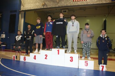 Trinity Classical Academy sophomore Hudson Sweitzer won the 190-pound bracket at the Juan Enrique Memorial wrestling tournament. Courtesy photo
