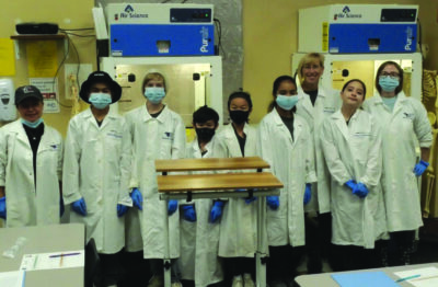 As part of their recent DreamUp to Space missions, the students, representing SCVi, iLEAD Agua Dulce, and iLEAD Exploration, had proposed, designed and refined experiments to be shipped to Cape Canaveral for launch on a SpaceX Falcon 9 rocket and cargo Dragon spacecraft to the International Space Station. Courtesy photo.