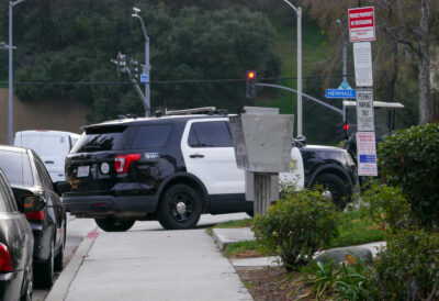 Deputies reportedly apprehend a burglary suspect in Newhall on Thursday afternoon. Katherine Quezada/ The Signal