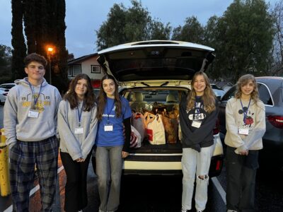 Assisteens, the youth auxiliary of Assistance League of Santa Clarita, conducted a food drive on Monday evening. Courtesy photo.