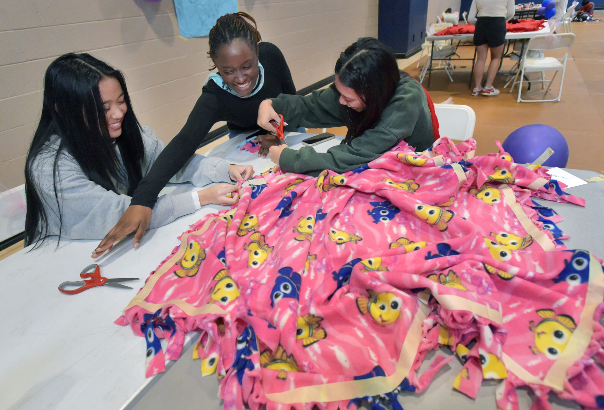 Project Linus creates 300 blankets at ‘Make a Blanket Day’