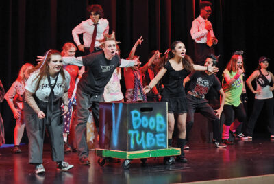 Canyon High School performs "American Idiot/ Holiday" during the Hart District Theater Festival held at Saugus High School on Friday, 022324. Dan Watson/The Signal