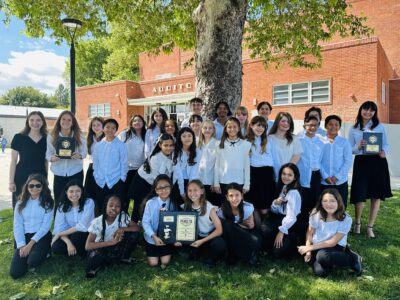 St. Charles Borromeo School’s choir earned a "Gold Rating" in the recent Forum Music Festival held in the Hart High School auditorium. Courtesy photo.