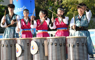 Hiza Yoo Korean drummers perform during the Celebrate:South Korea event held at the Canyon Country Commmunity Center in Canyon Country on Friday, 051024. Dan Watson/The Signal