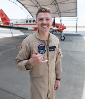 Lt. Jg. Chandler Howe, a native of Santa Clarita, is serving in the U.S. Navy assigned to Training Squadron (VT) 35 in Corpus Christi, Texas. Photo by Mass Communication Specialist 1st Class Anna-Liesa Hussey 