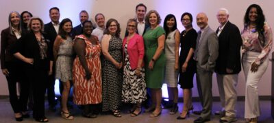 From left: Nikki Buckstead, Angela Artiaga, Diane Fiero, Tom Cole, Cristy Collins-Parker, Mike Berger, Staci Daniels-Sommers, Marc Winger, Kris Huber, Jean LaCorte, Rick Garcia, Assemblywoman Pilar Schiavo, Aida Weinstein, Jennifer Lee, Dennis Sugasawara, Bill Cooper and Di Thompson. Courtesy photo. 