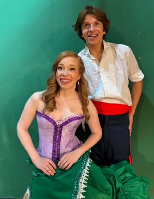 Ariel and Prince Eric take the stage starting July 20, 2024, in the Santa Clarita Regional Theater’s production of “The Little Mermaid” at the Performing Arts Center at College of the Canyons. Courtesy photo.