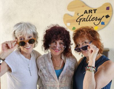 Harriette Knight, Georgette Arison and Patty Haft are presenting the pop-up art show, "Eye Candy." Courtesy photo.
