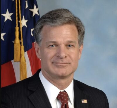 FBI Director Christopher Wray. Photo: FBI.gov.