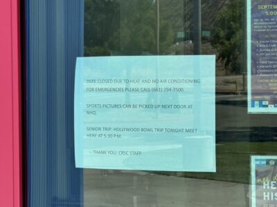 A spokeswoman with the county Parks and Recreation Department said in a statement Friday afternoon the HVAC system at the Castaic Regional Sports Complex “has been running nonstop the entire summer due to excessive heat.” Tyler Wainfeld/The Signal