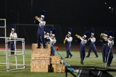 West Ranch High School Band and Color Guard perform at the SCSBOA Division 4A Championship on Nov. 23. Courtesy of Ruthy Horak.