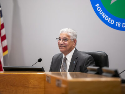 Mayor Bill Miranda is voted by councilmenbers as mayor during the Santa Clarita City Council meeting at City Hall on Tuesday, Dec. 10, 2024. Habeba Mostafa/ The Signal